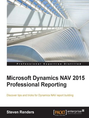 cover image of Microsoft Dynamics NAV 2015 Professional Reporting